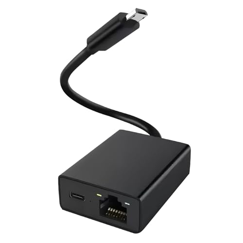 Ethernet Adapter for Fire TV Stick, Firestick Micro USB to RJ45 Ethernet Network Adapter Compatible with Chromecast Google Home Mini, 4K Fire TV and More Streaming Sticks