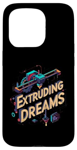 Extruding Dreams 3D Printer Maker Hobbyist スマホケース iPhone 15 Pro 用