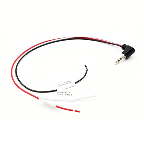 KEBAOLER Cabo de controle de aprendizagem de botão de volante de navegação de carro para Pioneer para Sony para Kenwood para JVC para FlyAudio que com conector de 3,5 mm SWC