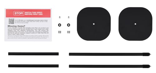 Image of Rockville Saber Stand X2 Black 2 Pack Stands for Rock Saber Lights