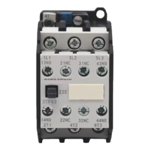 IndusTradCorp Contactor eléctrico, 3TF4322-0XM0 3TF43 22E, AC24V AC36V AC48V AC110V AC220V AC380V, Contactores de amperaje, Contactor magnético(AC380V)