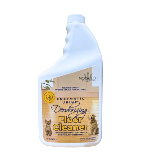 NOYATECH Pet Floor Cleaner – Enzyme-Powered Degreaser for Urine, Odor & Grime | Safe for Tile, Vinyl, Grout & Hardwood | Residue-Free & Pet Safe