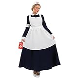 Fun Shack Costume Infirmière Victorienne Femme, Robe Médiévale,...