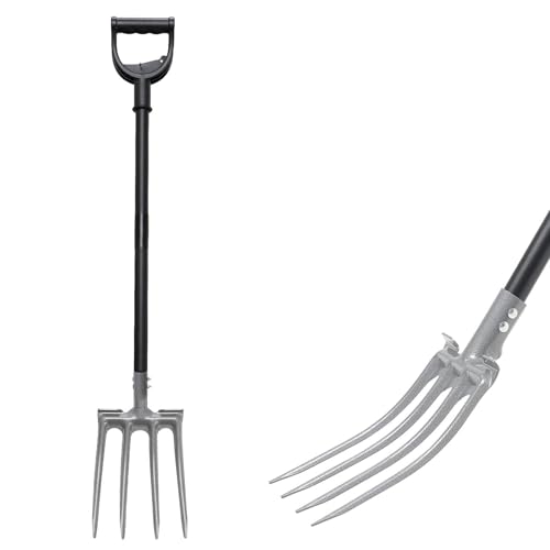Lilyvane 4-Tine Metal Handle Fork
