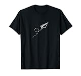 Weißes origami Papier Flugzeug Papierflieger T-Shirt