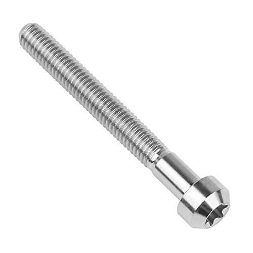 Image of Titanium Torx Square Head M6 x 10 15 20 25 30 35 40 45 50 60 65 70 80mm Screw Pack of 5 (Normal Titanium, M6x50mm)