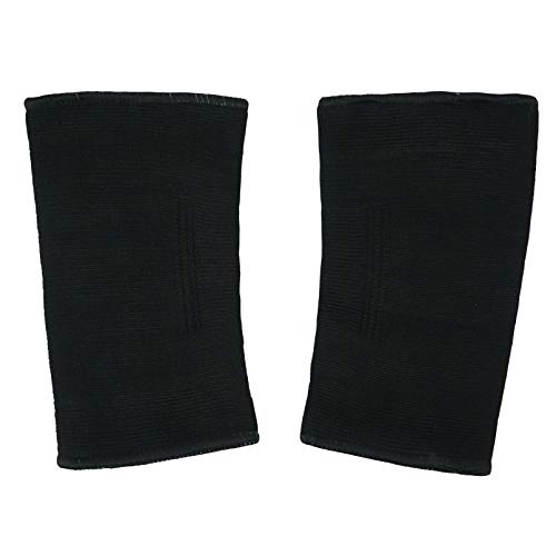 Image of Luwint Soft Knitted Knee Brace or Kids 8-10 10-12 & Youth, Black, 1 Pair | Children Patella Brace Support for Sports, Soccer, Volleyball, Basketball, Football, Gymnastics, Hiking, Running, Dance