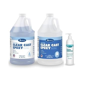 Alumilite Amazing Clear Cast Epoxy 2 Gal + Amazing Resin Remover 12 Oz