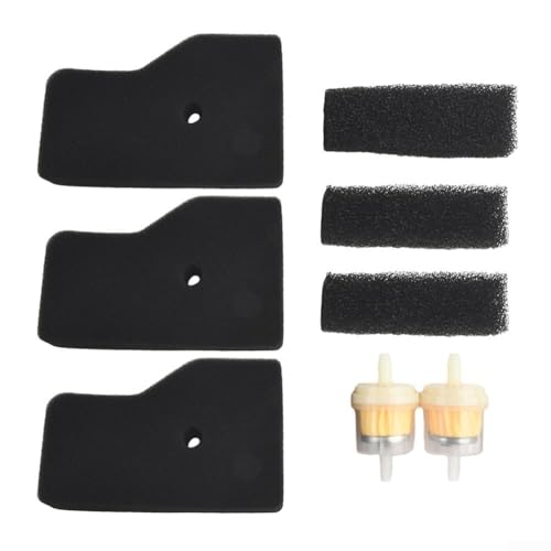 LatoYard Kit de servicio para generador Honda EU20i EU22i con 3 filtros de aire, 3 filtros exteriores y 2 filtros de combustible