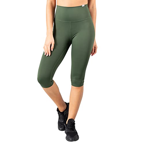 SMILODOX Damen Capri Leggings Caprice - 3/4 Hose im Shaped Fit mit high...