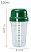 Imagen de DZSKMJX La mejor opción para los entusiastas de la salud y el fitness: vaso mezclador transparente de material PP5 de 550 ml