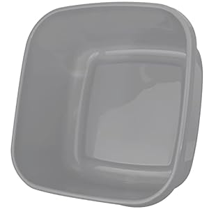 #11 Quadratische Graue Schüssel 9 Liter