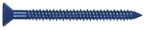 Hillman Concrete Screw Anchor Flat Head Phillips (3/16 Inch" x 1-3/4 Inch") 100 Pack 375301