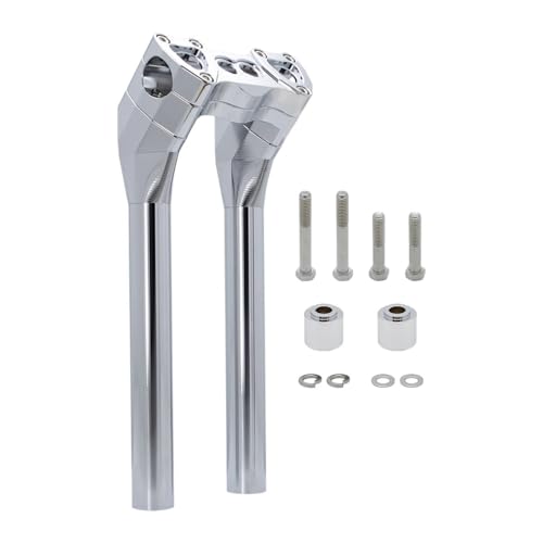 Rehausseurs de guidon 28 mm en T, finition haut de gamme Softail