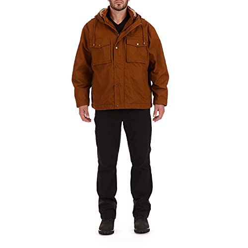 Image of Smith's Workwear Mens Sherpa-lined Duck Work JacketWork Jacket
