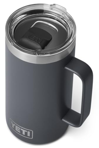 YETI Rambler Krug Mit MagSlider Deckel, Charcoal, 24 oz (709 ml)