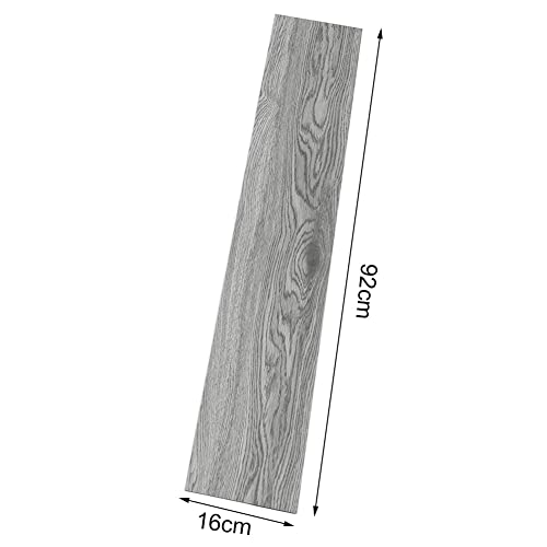 36pcs/5.02㎡ Self Adhesive Floor Planks Lino Flooring with Grey Wood Effect Floor Tiles Self Adhesive 2.0 mm Thick for Kitchen Living Room and Bathroom Floor Planks(5.02㎡,Grey)