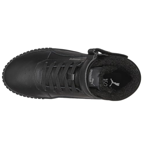 PUMA Womens Carina 2.0 Mid WTR Lace Up Sneakers Shoes Casual - Black - Size 6.5 M4