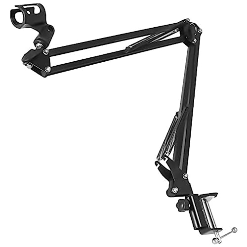 Braço Suporte Pedestal De Mesa Articulado Para Microfones Studio Podcast Don Son