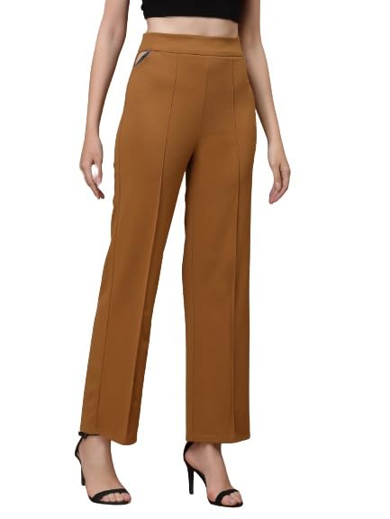 Trousers for Women Side Cut Staight Pants