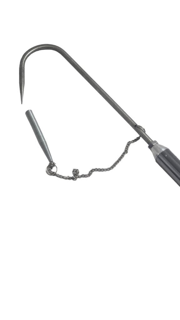 Raffio da Pesca con uncino Polpo raffio Dentice Ricciola Big Game Traina tonno da 1.2 Metro 1,2mt raffio da Barca tonni polipi in Acciaio Inox