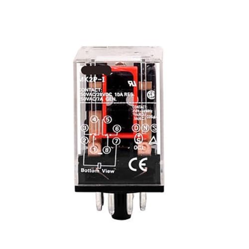 Relais de puissance DPDT 8 broches avec bobine AC 110V 2P-1 pour circuit