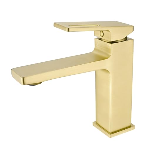 Grifo de lavabo monomando para regular agua fría y caliente sin salpicaduras 3