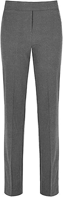 RASH ACCESSORIES Pantalones de uniforme escolar para niñas de 3 a 16 años, pierna delgada