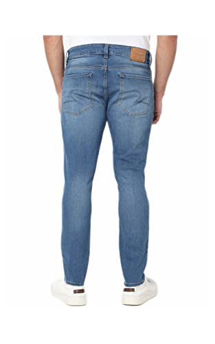 Image of Spykar Men's Kano Slim Fit Mid-Rise Jeans (Ankle Length)