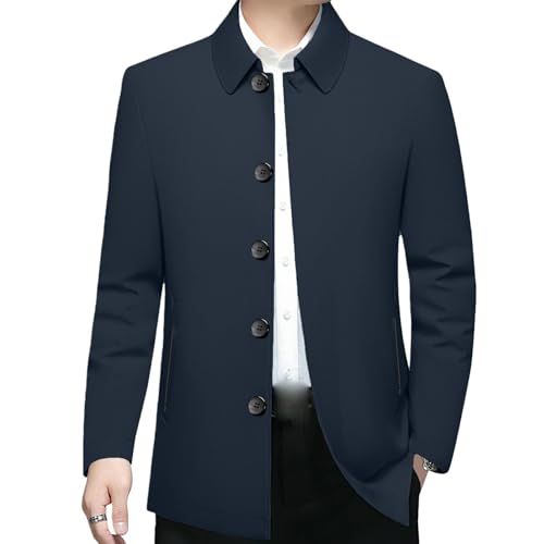 Chaqueta acolchada para hombre cálida y versátil con aislamiento térmico grueso de invierno