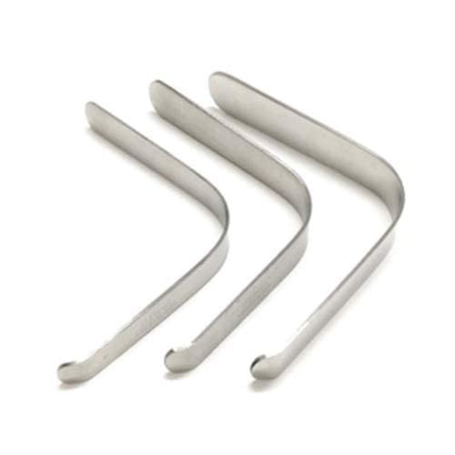 ARINEOStainless Steel LShape Tongue Depressor (Set of 3 Pieces
