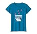 Inspirational Quote T-Shirt: Footsteps in The Sand T-Shirt, Women, Sapphire Blue, Large