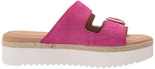 Clarks Women's Lana Beach Wedge Sandal, Hot Pink Suede, 9 #TOP5