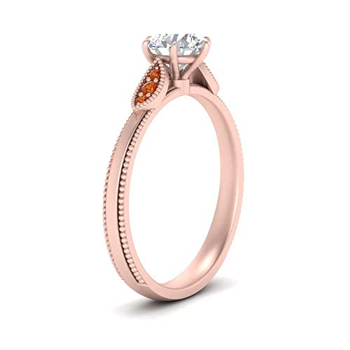 Bague diamant millegrain ajustable de la taille 47 à 70