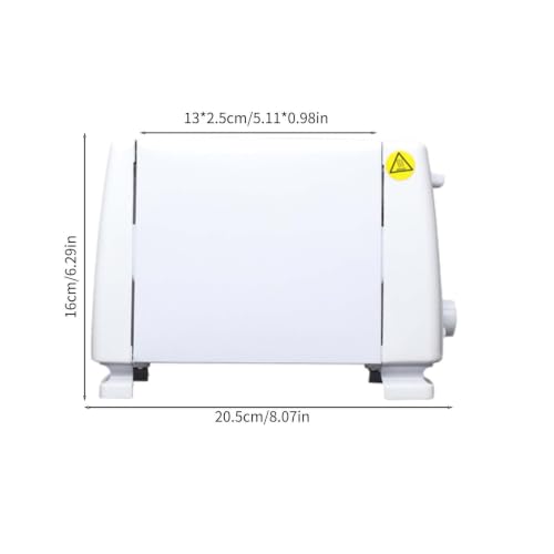2 Slice Toaster, Retro Toaster 6 Temperature Settings, Kitchen Appliances - image 2
