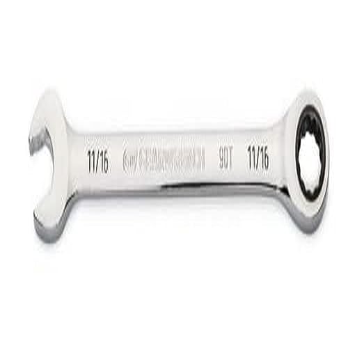 Image of GEARWRENCH 11 /16 inch 4 Degree Swing Arch 12 Point Ratcheting Combination Wrench - 86948