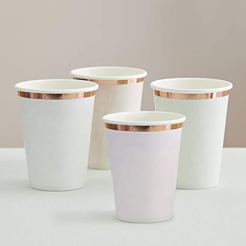 Ginger Ray Pastel Watercolour Paper Party Cups Cover