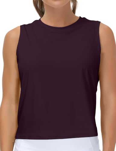 Image of THE GYM PEOPLE Women's Workout Tops in Ice Silk Quick Dry Sleeveless