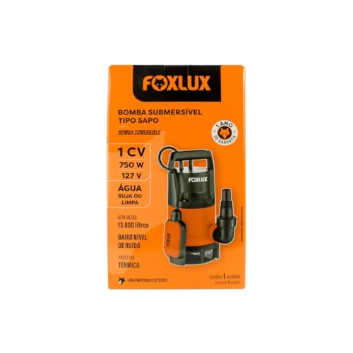 Bomba D'água Submersível 1CV 750W 220V Foxlux