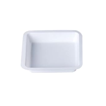 SagaSave Weigh Boats Plastic Disposable Trays for Scale, Square Weighing Dishes for Powder Weight, Food Samples - Pour Boat Tray, Anti-Static Lab Dish ContainerSquare L