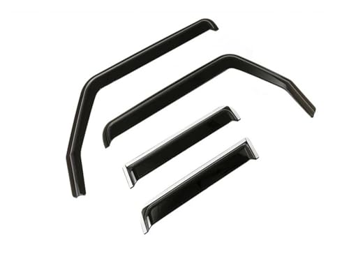 Visière de fenêtre Jeep Wrangler JL kit 4 pièces pour aérer l'habitacle en voyage
