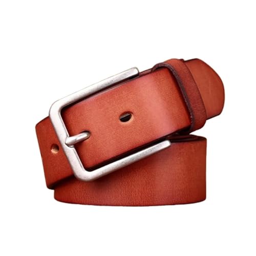 Ceinture cuir nubuck homme 3,8 cm vintage en vache véritable durable