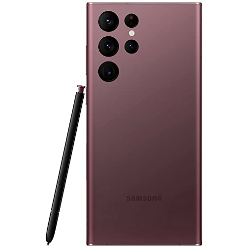 Samsung Galaxy S22 Ultra 5G, US Version, 128GB, Burgundy - Unlocked (Renewed) by Samsung - Used condition - Image 3