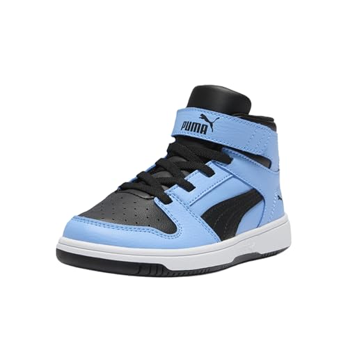 Image of PUMA Kids' Rebound Layup Mid Hook and Loop Sneakers