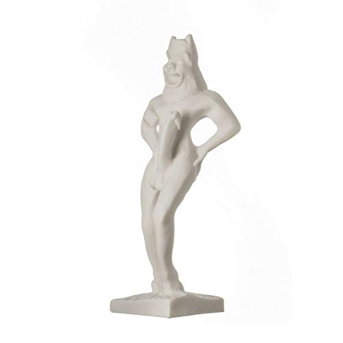 Estatua griega romana Satyr Pan hecha a mano 22 cm miniatura 5