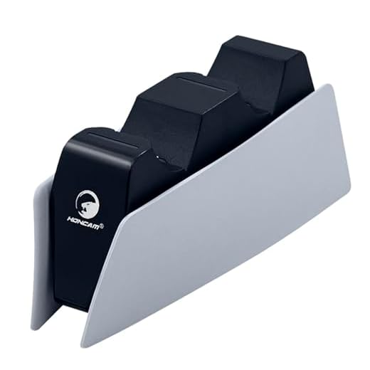 TwiHill Lidar com carga rápida é adequado para PS5, carregador duplo de gamepad PS5, carregador de gamepad PS5, carregador duplo de gamepad PS5, acessórios PS5