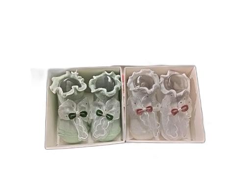 Soft Baby Booties with Cute Bow Design | Comfortable Non-Slip Kids Foot for Newborns and Toddlers | Stylish Baby Shoes for Boys & Girls|PRA-P2030-image-40