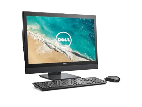 Dell Optiplex 5250 Ordinateur de bureau tout-en-un avec écran de 21,5 ', Intel Core i3-7100, 8 Go de RAM, SSD 256 Go, WiFi, Bluetooth, clavier QWERTY américain, Windows 11 Pro (reconditionné)