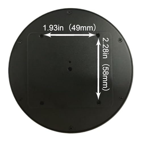 Image of VSDISPLAY 3.4 Inch Round LCD Monitor 800x800 Circle Display,Black | for PC Case Secondary Screen Monitoring Computer PC Case Data