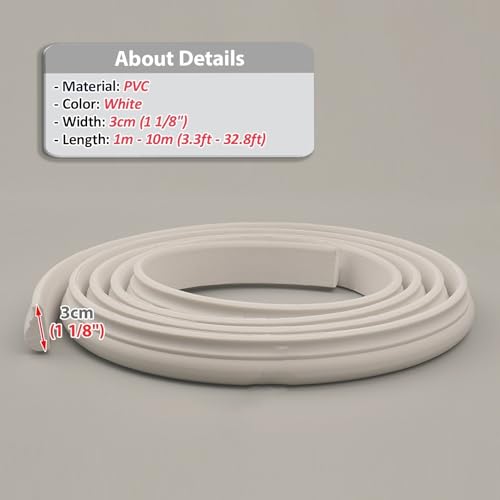 Arco de puerta de PVC flexible para reparar y decorar pasos curvos agrietados facilmente 6